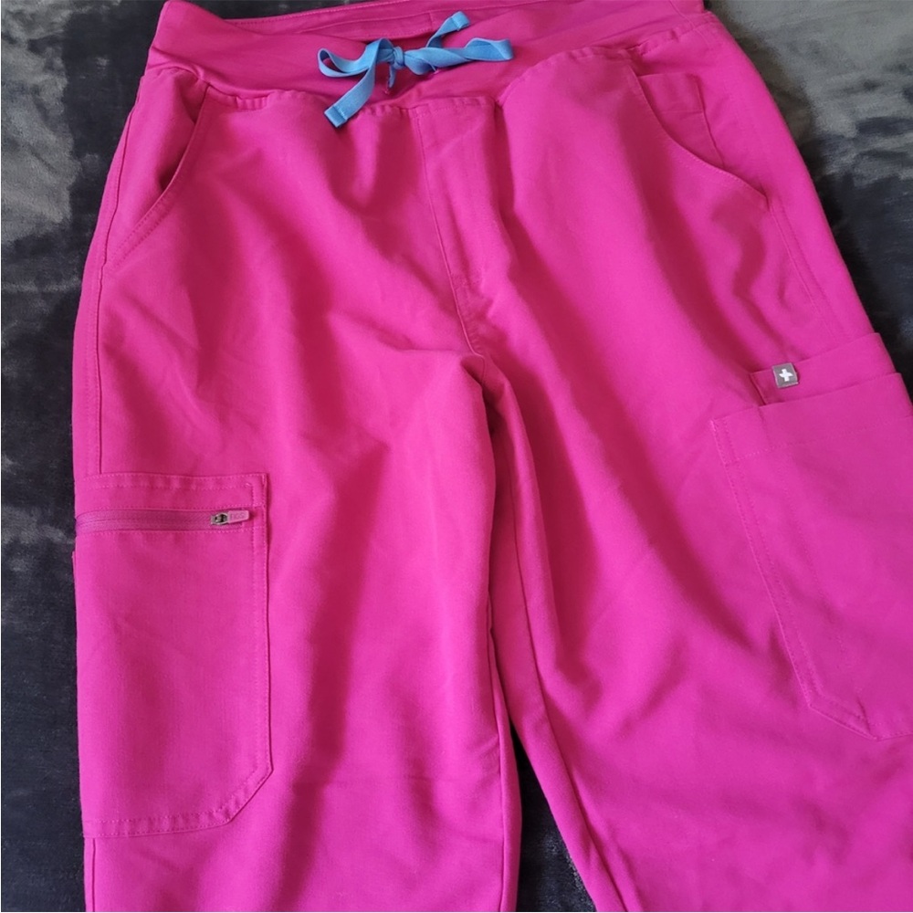 FIGS Raspberry Sorbet Scrub Bottoms
